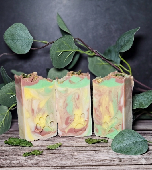Bergamot & Tarragon Handmade Soap | Citrus & Herbal Natural Soap Bar
