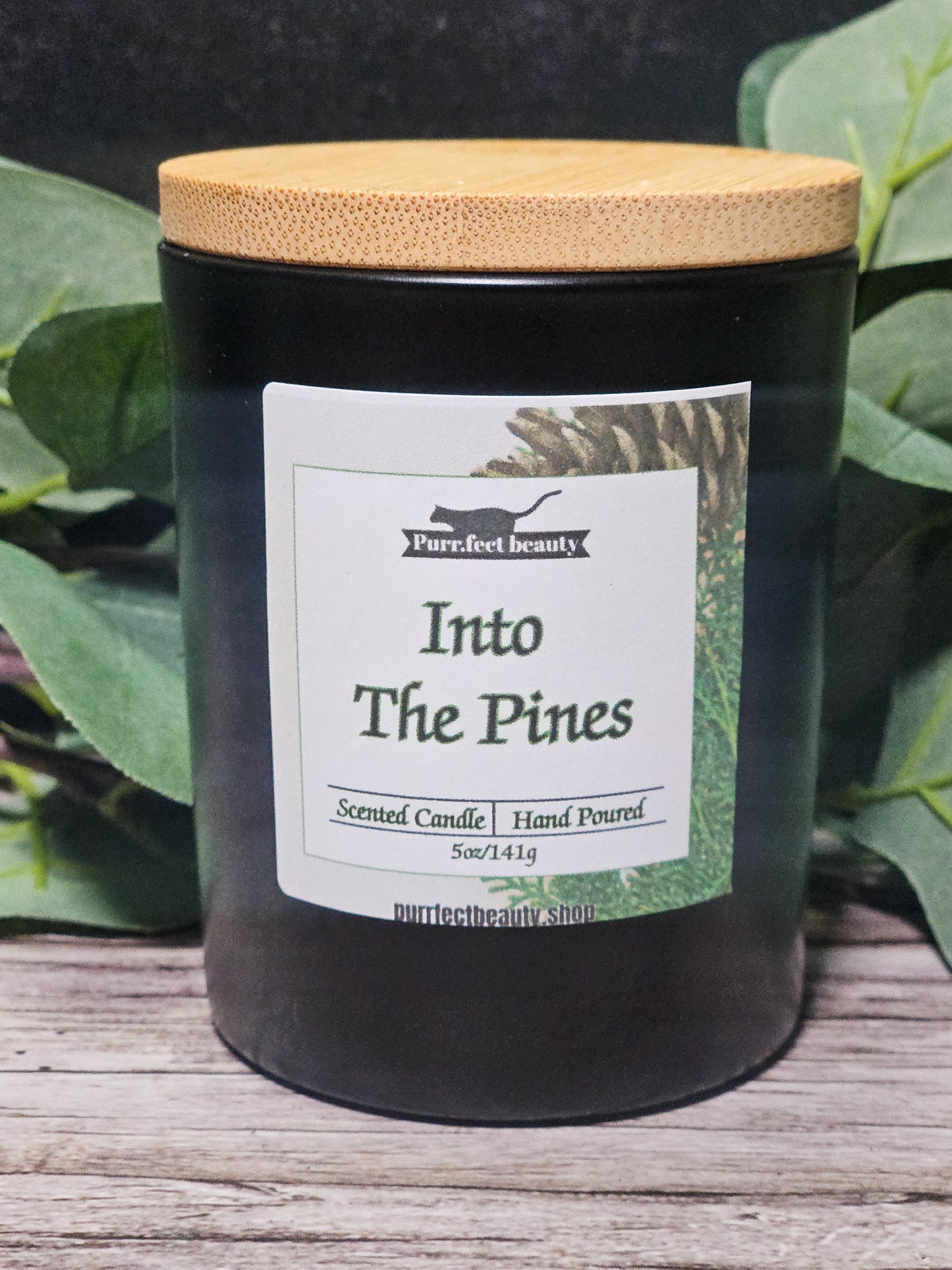 Into the Pines – Evergreen Forest Candle | Winter Pine Home Fragrance