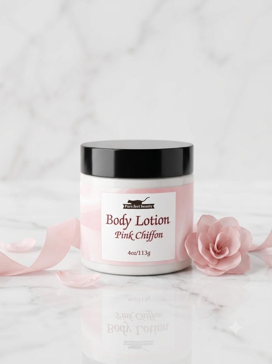 Pink Chiffon Body Lotion | Shea Butter & Jojoba Hydrating Body Lotion