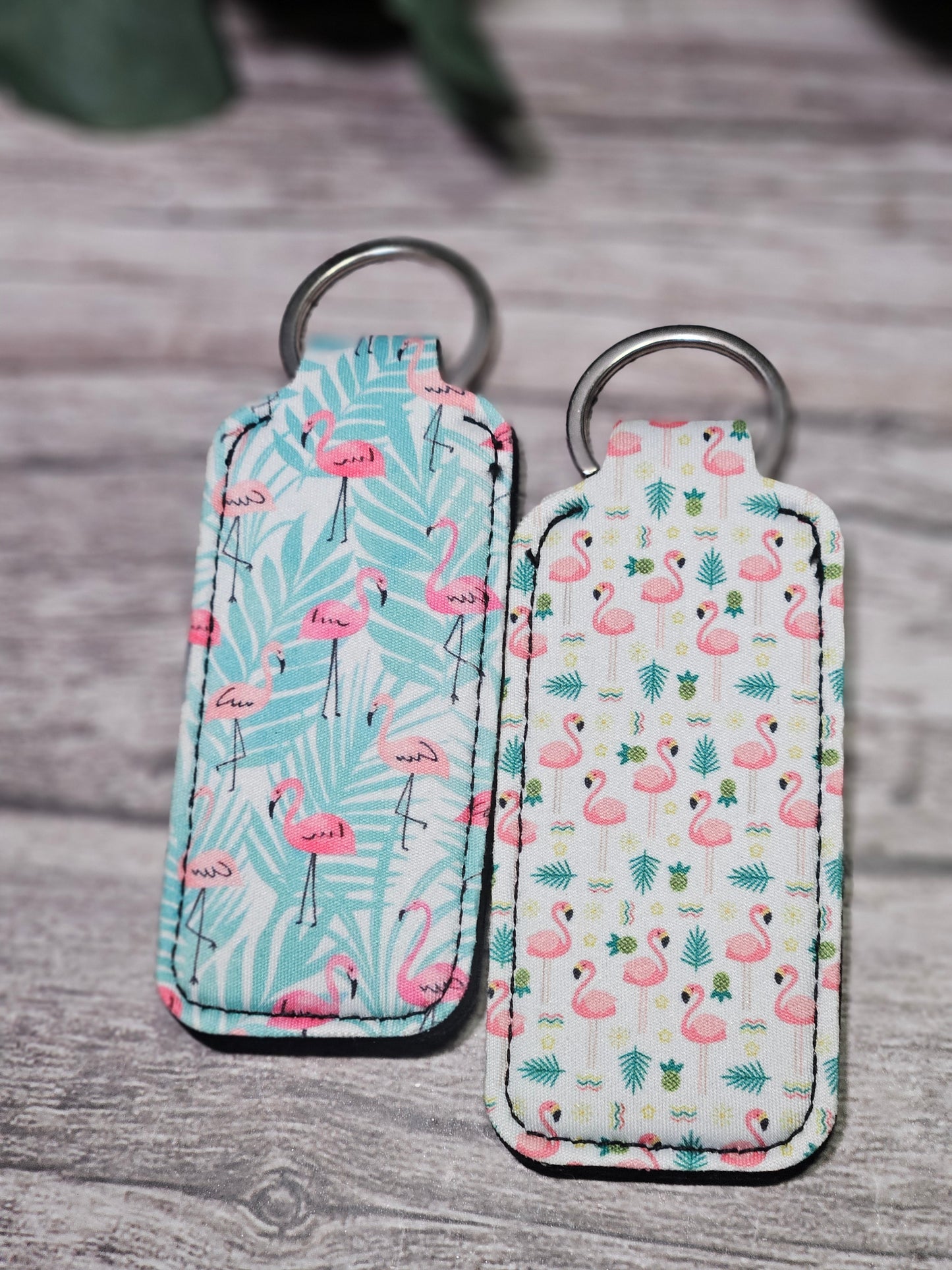 Lip butter key chain holder