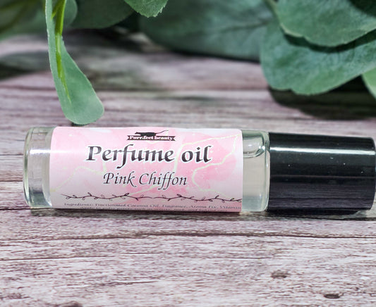 Pink Chiffon Perfume Oil – Soft Floral, Vanilla & Musk