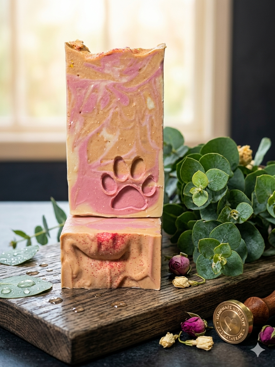 Pink Chiffon Luxury Soap Bar | Soft Floral & Vanilla Handmade Soap