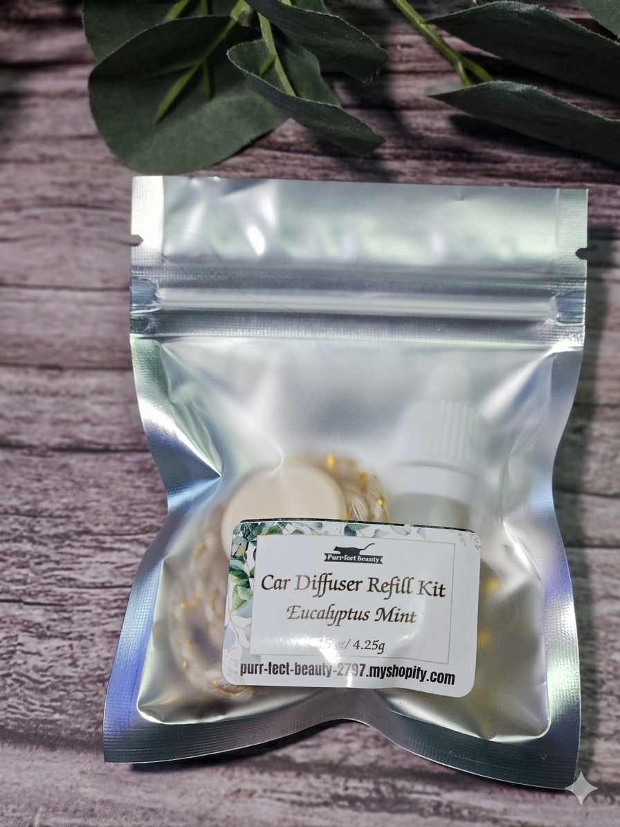 Car Diffuser Refill Kit | Long-Lasting Scented Car Fragrance
