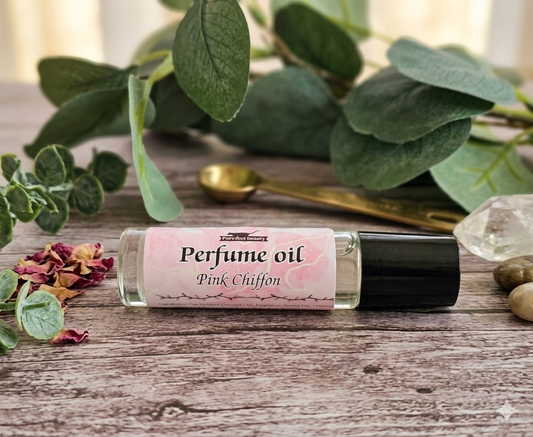 Pink Chiffon Perfume Oil – Soft Floral, Vanilla & Musk