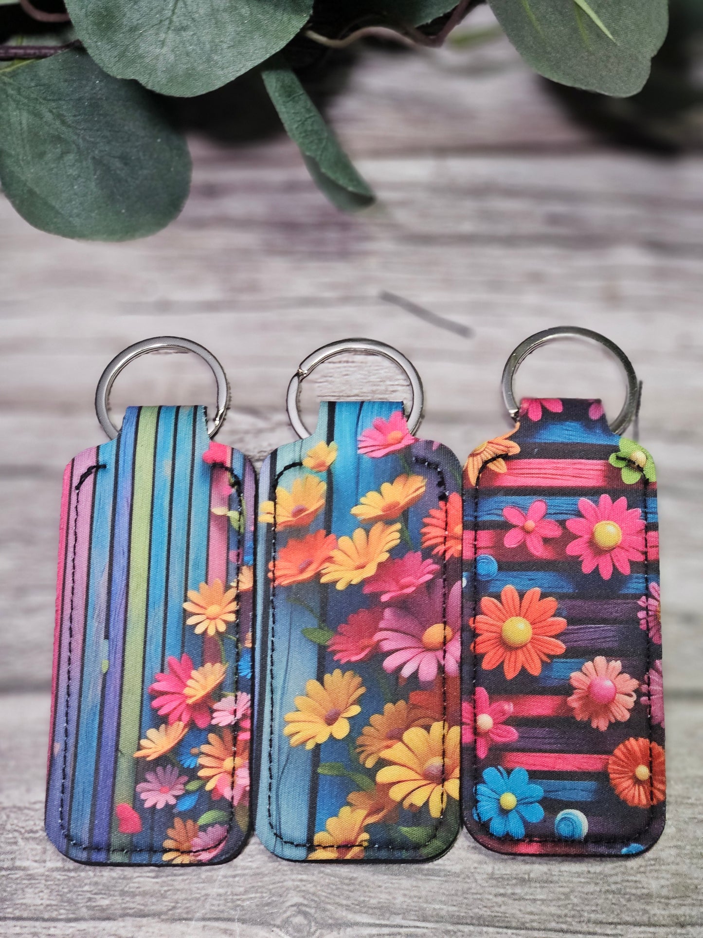 Lip butter key chain holder